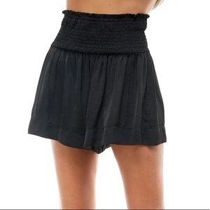 Smocked waist flowy skirt/shorts